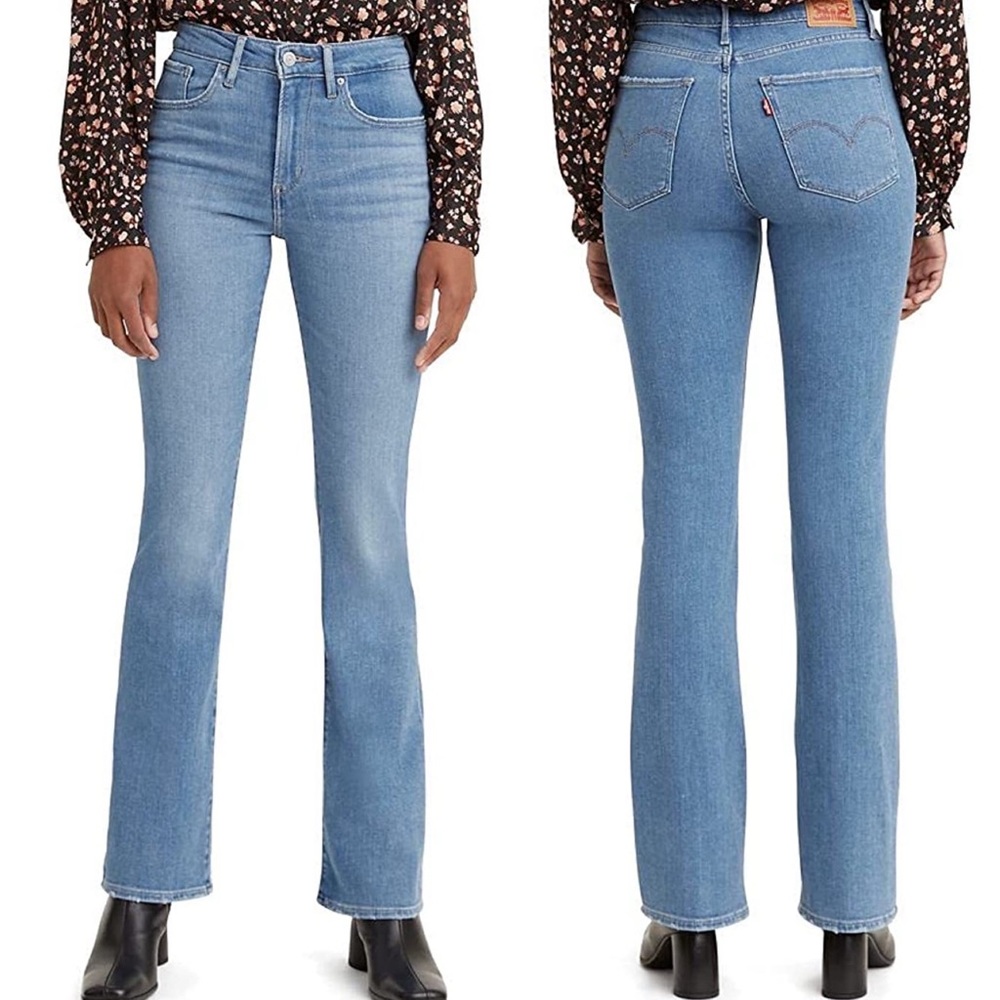 Levi's Women's 725 High Rise Bootcut Jeans in Tribeca Sun color